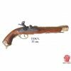 Пистолет кремниевый, 18век, Италия, латунь (D7/1104L)